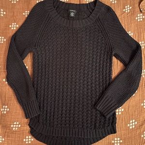 Calvin Klein Black Knit Sweater- L